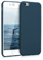 kwmobile Hülle kompatibel mit Apple iPhone 6 Plus / 6S Plus Hülle - weiches TPU Silikon Case - Cover geeignet für kabelloses Laden - Marineblau