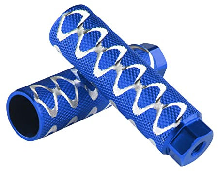 Larcele 1 Paar Aluminiumlegierung Fahrrad Pedal BMX Für Für die Hinterachse des Fahrrads MEHRWEG ZXCHJT-01 (Blau)