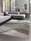 CARPETIA Teppich modern Teppich Wohnzimmer Wellen gelb grau Pastell Größe 160x230 cm