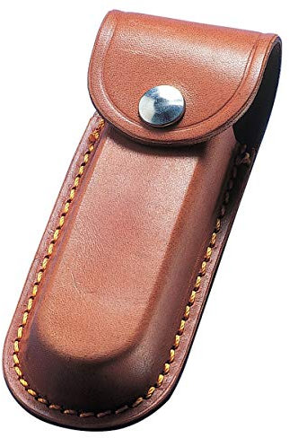 TUFF LUV Lederetui mit Gürtelschlaufe, [Kompatibel mit Leatherman] Wave+, Rebar, Sidekick, Wingman, Charge+, Rev, Free P2 & P4, Braun