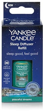 Yankee Candle Sleep Diffuser Refill | Peaceful Dreams Electric Fragrance Diffuser Refill | Up to 30 Nights of Fragrance