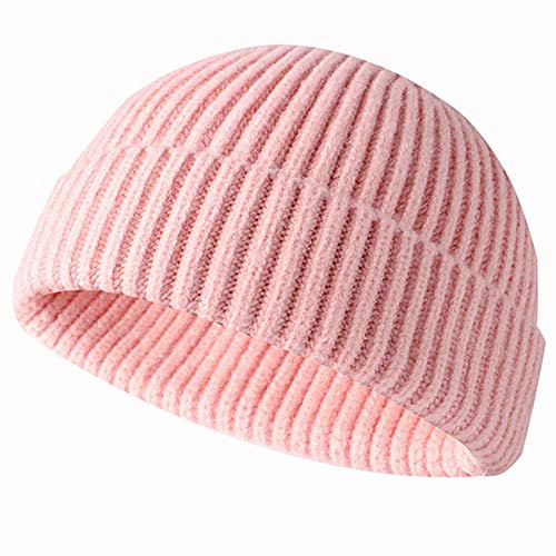 JFAN Unisex Retro Trawler Winter Beanie Hat Baseballkappe Streetstyle Trawler Beanie Watch Hut Rollup Edge Schädeldecke,Orange