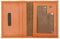 Van Der Rich ® - Porte de Carte crédit (Croute Cuir de Vachette) - Femme/Homme (Orange)