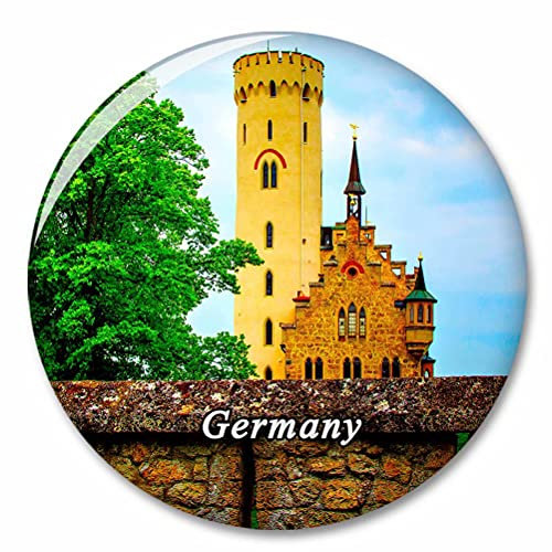 Deutschland Burg Lichtenstein Schloss Kühlschrankmagnet Dekorativer Magnet Touristische Stadt Reise Souvenir Sammlung Geschenk Starker Kühlschrank Aufkleber