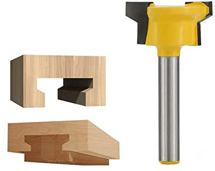 1/4 Shank Drawer Router Bit Lock Joint End Mill Carbide Tenon Cutter Engraving Bit Woodworking Tools