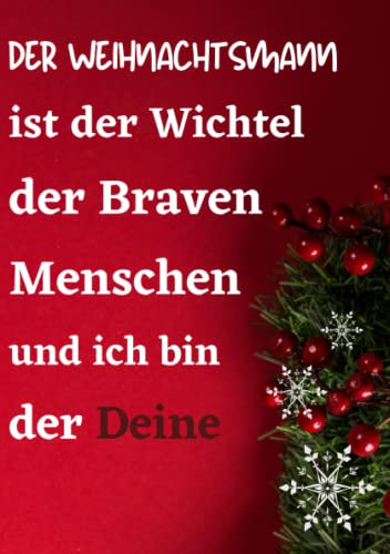 Wichtelgeschenke für Frauen & Männer: Notizbuch, Wichtelgeschenk Weihnachten unter 10 Euro, Lustig. Wichtel Geschenke Witzig für Kollegen. Weihnachtswichteln Geschenkideen für Weihnachtsfeier. Unisex