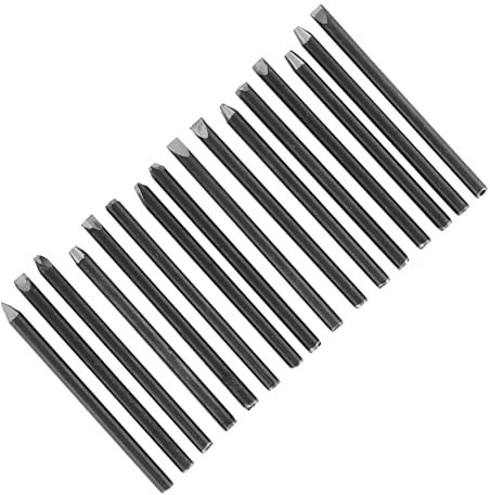 Cincel de Yunque para Joyería, Cincel de Yunque Resistente para Bricolaje para Procesamiento de Joyas, Herramientas de Tallado(16 palos)