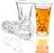 JAIEF, Set di 6 bicchieri Tequila a base pesante,Bicchieri Amaro | Bicchierini Liquore, 6cl (Set di 3)