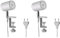 ledscom.de 2 Stück Klemmleuchte WAIKA, Schalter, weiß matt, inkl. LED GU10 Lampe, 3-Stufen Dimmen: max. 374lm warmweiß
