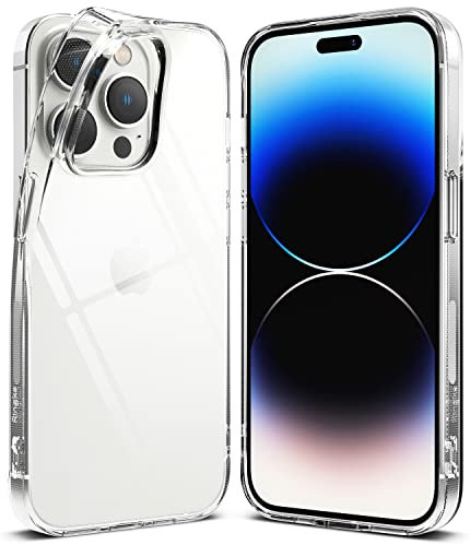 Ringke Case Compatible with iPhone 14 Pro Max 6.7-Inch, Air Soft Shockproof Thin Cover, Anti-Scratch Transparent Back - Clear