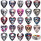 Guitar Picks,24 Pack Skull Plectrums Thin, Medium, Heavy Guitar Pick,Plectrums for Acoustic Guitars,Electric Guitars,Bass 0.46 0.71 0.96 1.2mm(Mix-8)