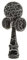 Tiuimk Black and White Crackle Paint Kendama Spielzeug für Hand-Augen-Koordination und Konzentration