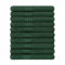 Brentfords Luxury 10 Pack of 100% Cotton Bath Sheet Bathroom Absorbent Bordered Extra Large Jumbo Towel Quick Dry, 90 x 150cm - Forest Green
