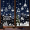 Enwokran Weinachten Fenstersticker, 10 Blatt 245pcs Aufnehmbare Fensteraufkleber Fensterbilder Weihnachten Weihnachtssticker PVC Fensteraufkleber Fensterdeko Selbstklebend, DIY Weinachts Dekoration