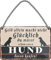 schilderkreis24 Blechschild Kollektion 18x12cm „Geld alleine macht nicht glücklich, du musst schon XX damit kaufen“ – Lustige Sprüche für verschiedene Themen, Geschenkideen & Deko (Hund-2)