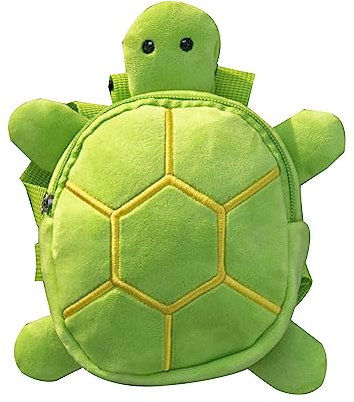 CATSELURRY Hunde-Rucksack in Schildkrötenform, für Outdoor-Spaziergänge, Haustiergeschirr, Tasche, Leckerli-Tasche, große Kapazität, Plüsch-Rucksack für Camping, Hunde-Rucksack