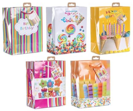 Laro Medium Geschenktüten 10-100 Stk Medium, Anzahl:40, Muster Tüten:Medium Candy