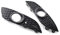 BIPANO 1 Paar Links rechts Auto-Nebelscheinwerfer-Kühlergrill, Nebelscheinwerfer-Kühlergrill-Abdeckung, for Vauxhall, for Opel, for Astra H 07–12 1400409 1400410 Nebelscheinwerfer-Einfassungsgitter