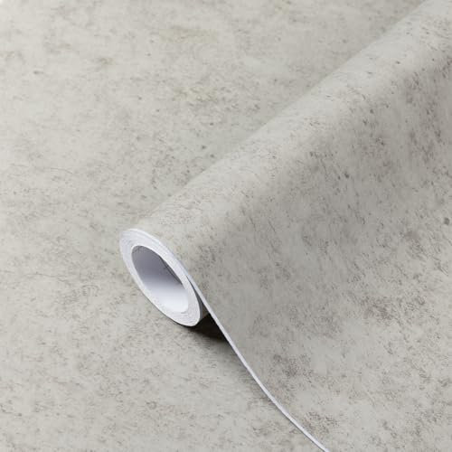 Fantasnight Klebefolie Möbel Bräunlich Grau 60 X 600cm Betonoptik Möbelfolie Selbstklebend Matt Effekt Folie für Möbel Küche Fensterbank Schrank Dunkelgrau Wasserdicht Tapete