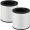 FY0611 Ersatzfilter für Philips 600 Serie AC0650/10 AC0651/10 Luftreiniger, 3-in-1, H13 True Hepa mit Hocheffizienter Aktivkohle und Vorfilter - Ersatz Luftfilter FY0611/30 (2 Stück)