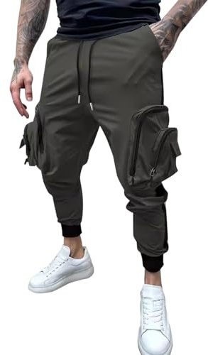 Spoke Trousers Deals Mens Flat Front Trousers Grey Sweatpants Men 44 Inch Black Trousers Military Trousers Men UK Mens Festival Clothes Mc Hammer Pants Prime