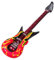 BESTonZON 2St aufblasbare gitarre Kinder Spielzeug Gitarre Musikspielzeug für Kinder realistische Spielzeug Gitarre kinder party Gitarren für Kinder in die Luft jagen Prop-Gitarre PVC rot