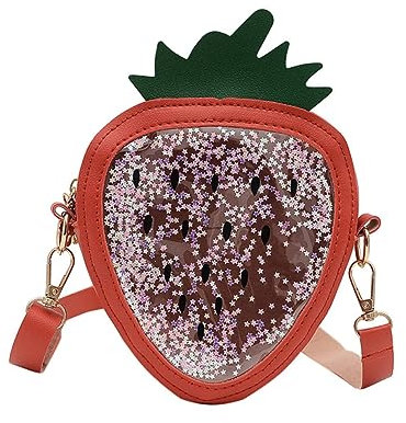 DEARMAMY Party Girl Decor Kinder Pailletten Umhängetasche Stilvolle Handtasche Für Mädchen