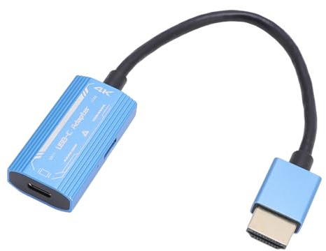Jectse HDMI zu USB C -Adapter, 4K 60 Hz HDMI zu USB C -Laptop -Dockingstationen, Bidirektionaler Video -Dongle -Konverter für Air 2 Pro für Air 2S XR AR -Brillen -Adapter