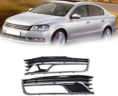 MKSZY Frontstoßstange Nebelscheinwerfer Grills Abdeckung Für V&w Für Passat B7 2012 2013 2014 2015 2016