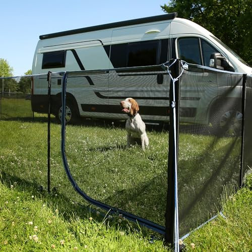 your GEAR Larino Door - Türelement, 2 m breit, mobiler Hundezaun, Freigehege - Camping & Garten, unendlich erweiterbar
