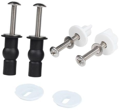 WHAMVOX Kit Tornillos Fijación Tapa Inodoro Tornillos Expansión para Asiento Wc Instalación Rápida y Duradera para Baño Hotel Restaurante Repuesto