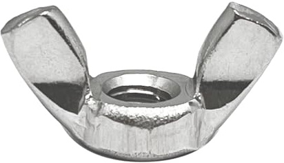 10 Pcs 1/4''-20 UNC Wing Nut,304 Stainless Steel Wingnuts Fasteners,for Household Maintenance,Industrial Manufacturing of Mechanical Equipment,Etc
