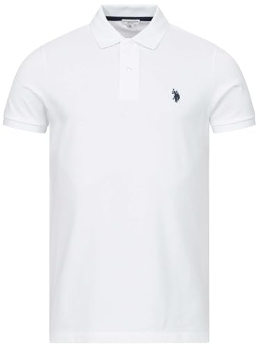 U.S. POLO ASSN. Herren Poloshirt (S-XXL) - 100% Baumwolle, Kurzarm, Basic - P029