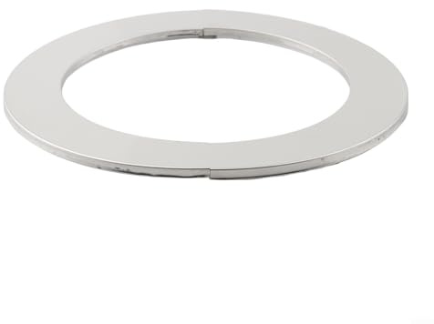 Stainless Steel Pipe Rosette Cover for Gas Wall Boiler Extractors Exhaust Vents Sewer Pipes Valves and Fireplace Connectors (120mm)