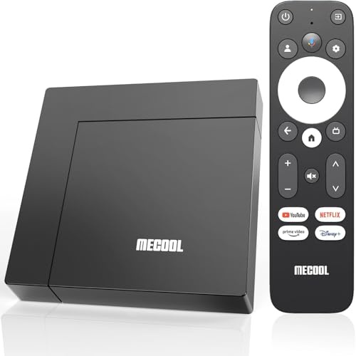 MECOOL KM9PRO MAX Google TV Android 12 Netflix Certified Android TV Player, Google Assistant with voice remote, Chromecast, Youtube, Bluetooth, 4K HDR, Dual Band WiFi 6, Dolby Audio, KM9 Pro