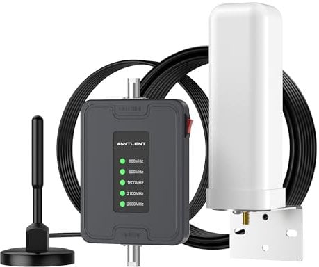 Handy Signalverstärker 4G 3G LTE GSM Repeater für Wohnmobil/LKW/SUV - Band 20/8/1/3/7 Mobilfunk Verstärker Sprachanrufe und Daten für Alle Netzbetreiber - Magnetische Dachantenne
