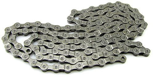 Silver 9 Speed MTB Chain - 116 Links, Anti-Rust, Quick Release