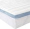 Amazon Basics Memoryschaum Matratzenauflage mit Bändern, 80 x 190 cm, 5 cm Höhe, weiß