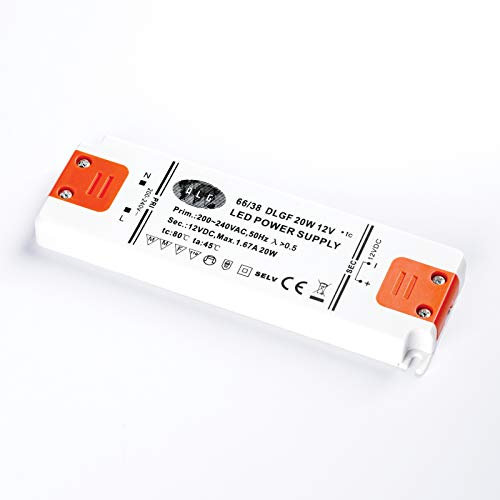 DRIVER ALG Transformateur LED 12 V CC 20 W 66/38 DLGF