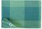 Linen & Cotton Tischsets Platzsets Stoff Tischmatte Set Emerald Bunt Kariert -100% Leinen, Grün Mint Grün (30 x 45cm, 2 Stück) Platzdeckchen Placemat Tisch Tischdekoration für Home Küche Speisetisch