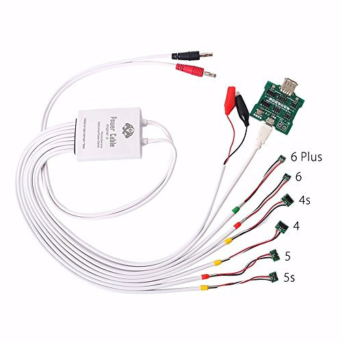 FEVERWORK Professional 6 in 1 Power Supply Phone Current Test Cable and Battery Activation Board for iPhone 6/6 Plus/5s/5/4s/4