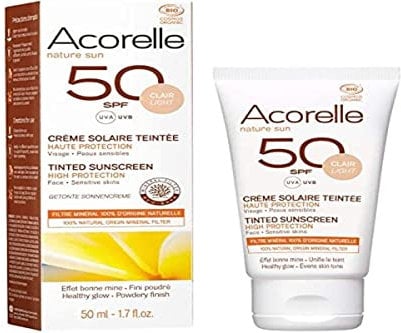 Acorelle Sonnencreme, getönt, LSF 50, 50 ml