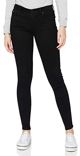 Tommy Jeans Damen Jeans Hose Nora Mr Skny Stretch, Schwarz (Staten Black Stretch), 29W/30L