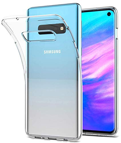 Verco Handyhülle für Samsung S10e Case, Handy Cover für Samsung Galaxy S10e Hülle Transparent Dünn Klar Silikon, durchsichtig