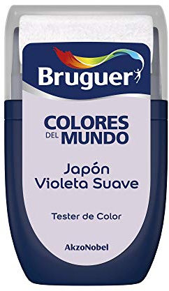 Bruguer Tester Colores del Mundo Pintura para paredes monocapa Japón Violeta Suave