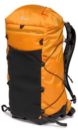 Lowepro RunAbout 18L, Ultraleichter Fotorucksack, Trekkingrucksack, Perfekt für Tagesausflüge, Strapazierfähig und Faltbar, Farbe Orange LP37443-PWW