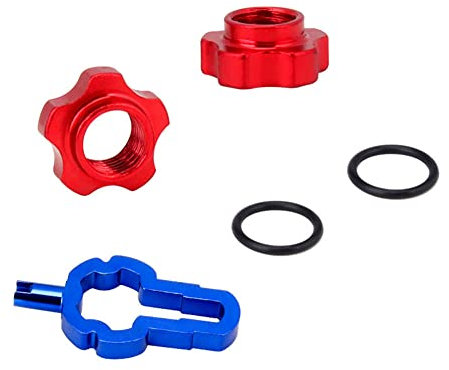 Tuerca de conversión de llanta de bicicleta,Convertidor Schrader a Presta Juego De Tuercas De Núcleo De Válvula De Bicicleta adaptador de válvula de bicicleta con anillo de sello