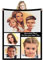 Zmkar Personalisierte Foto Decke Kuscheldecke FotoDecke Mit Eigenen Foto Text Benutzerdefinierte Geburtstag Hochzeit Geschenk Für Erwachsene Baby Haustier Familie Freunde (80x120cm, 4 Fotos)