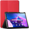 FOREFRONT CASES Hülle für Lenovo Tab M10 Plus 2022 - Schutz Lenovo Tab M10 Plus Hülle Ständer - Red - Dünn, Smart Auto Schlaf/Wach, Lenovo Tab M10 Plus 10.6 (3. Generation, 2022) Hülle, Tasche