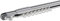 ACAZA Rail de Rideau Coulissant Extensible de 190 à 360cm - Tringle Plafond Réglable Décorative pour fenetre - Acier Inoxydable - Blanc